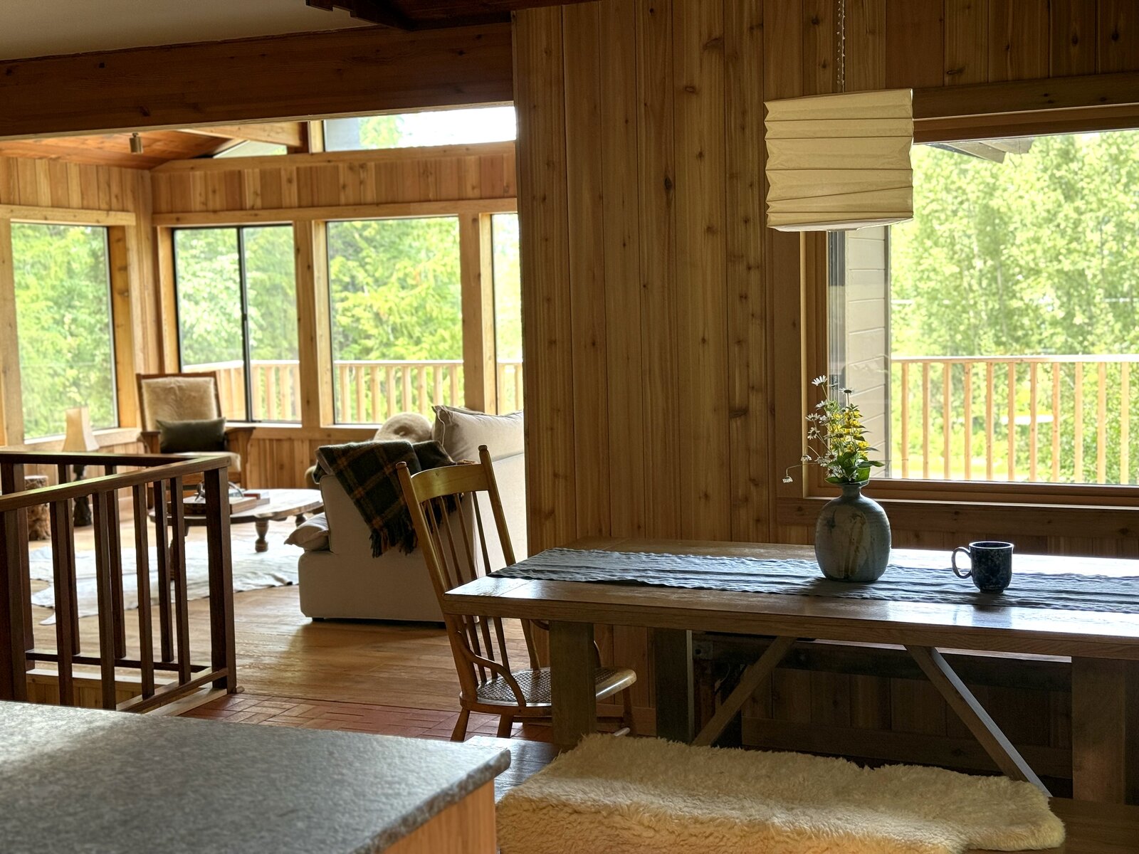 Dining room opening toward the living room