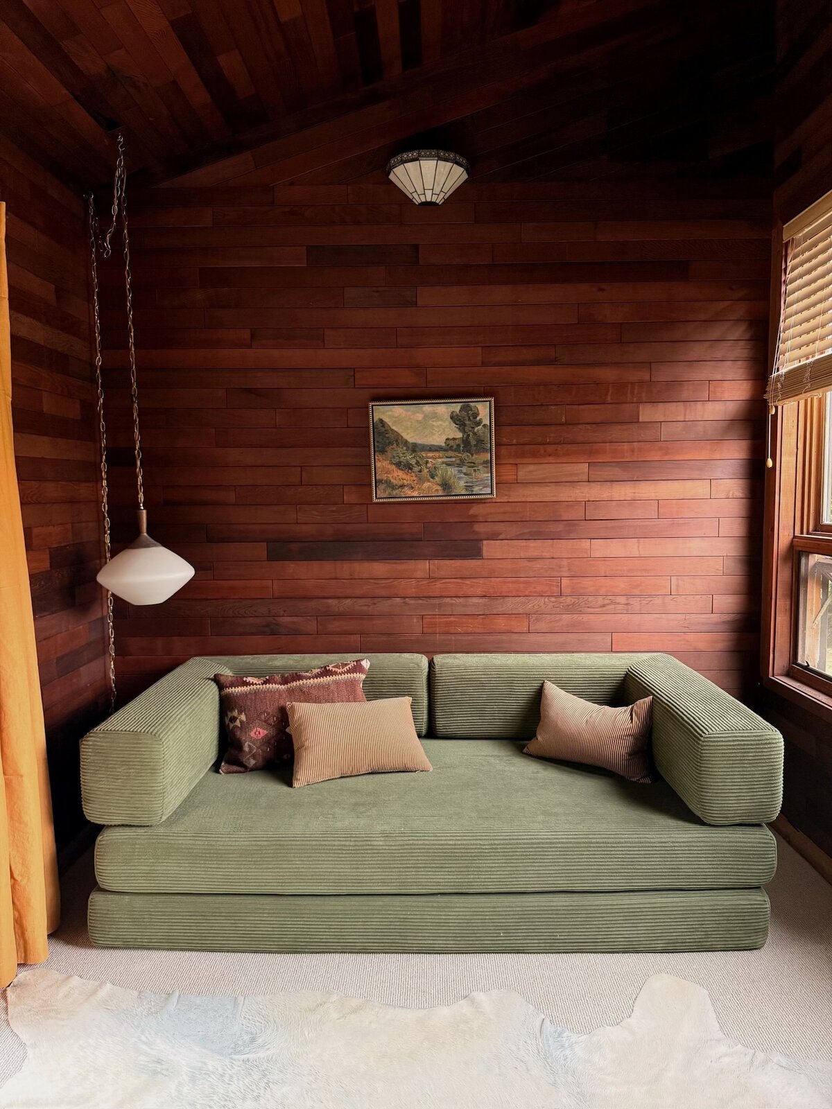 Office with sofa bed