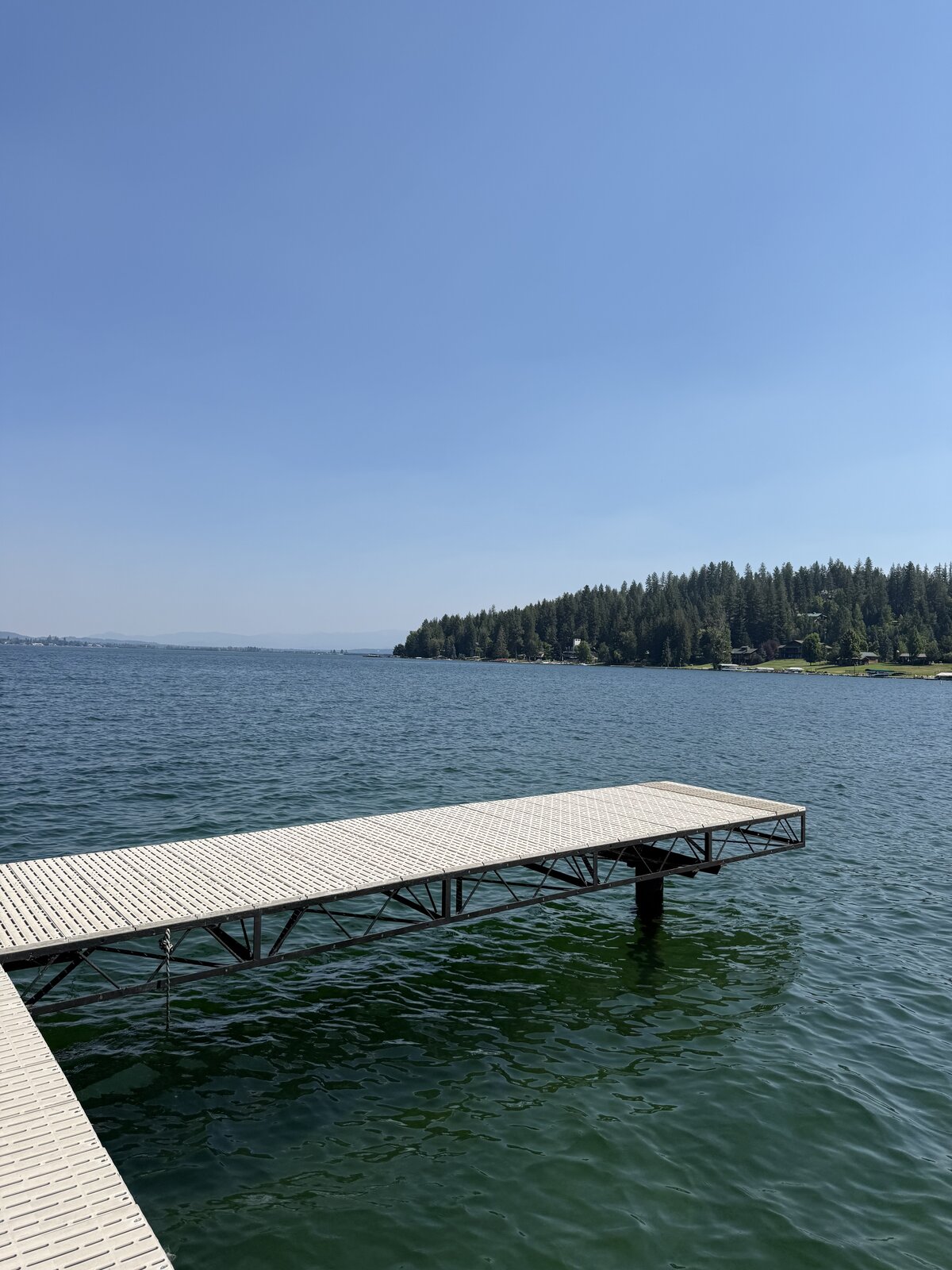 The dock on the lake